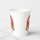 Wow Donut Papieren Bekers (Rechts)