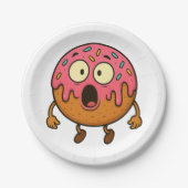 Wow Donuts Papieren Bordje (Voorkant)