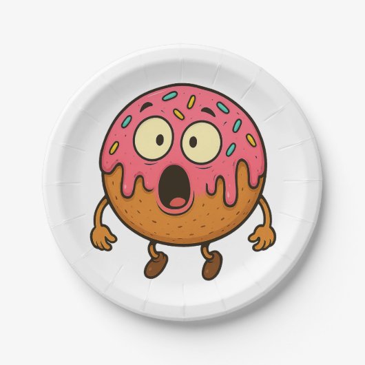 Wow Donuts Papieren Bordje (Voorkant)
