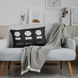 Wow expressionless moon face lumbale kussen