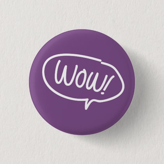 Wow Flair Pin Ronde Button 3,2 Cm (Voorkant)