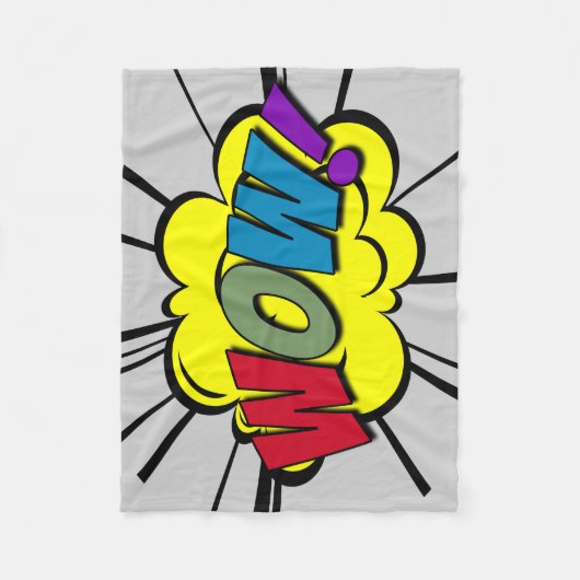 WOW! FLEECE DEKEN (Voorkant)