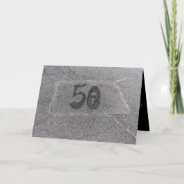 Wow geschreven in steen over de heuvel kaart