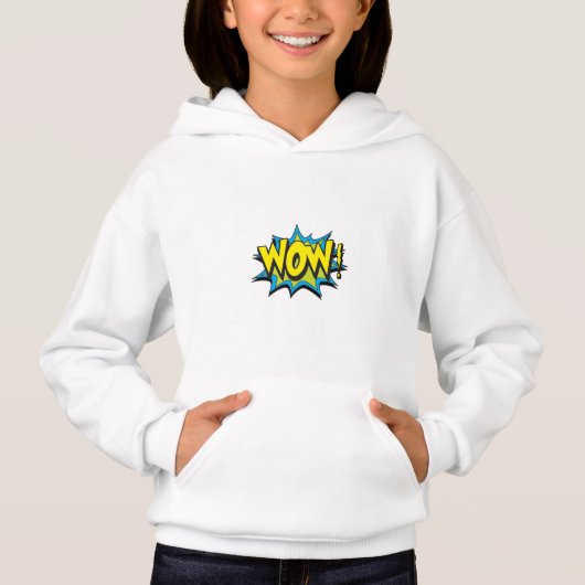 WoW grafische hoodie (Voorkant)