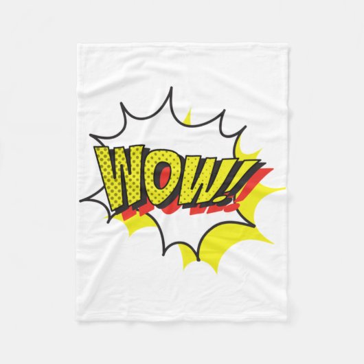Wow gratis dag Klassiek Fleece Deken (Voorkant)