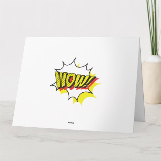 Wow gratis dag Klassiek Kaart (Achterkant)