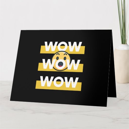 wow gratis dag Klassiek Kaart (Voorkant)