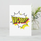 Wow gratis dag Klassiek Kaart (Staand voorkant)