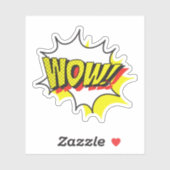 Wow gratis dag Klassiek Sticker (Vel)