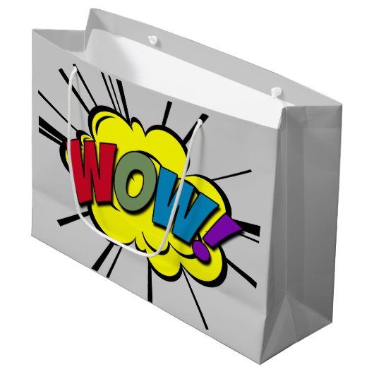 WOW! GROOT CADEAUZAKJE (Voorkant Gekanteld)