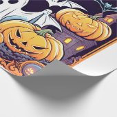 Wow Halloween Thrill Cadeaupapier (Hoek)