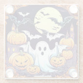 Wow Halloween Thrill Glazen Onderzetter (Achterkant)