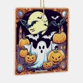 Wow Halloween Thrill Keramisch Ornament (Rechts)