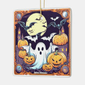 Wow Halloween Thrill Keramisch Ornament (Links)