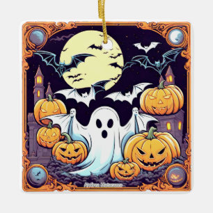 Wow Halloween Thrill Keramisch Ornament