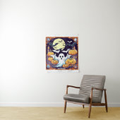 Wow Halloween Thrill Wandkleed (In situ)