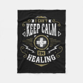 Wow Healer I Can't Keep Calm I'm Gaming  Fleece Deken (Voorkant)