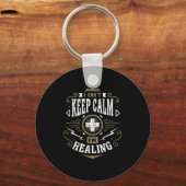 Wow Healer I Can't Keep Calm I'm Gaming  Sleutelhanger (Voorkant)