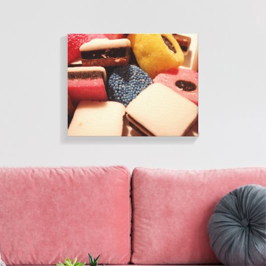 WOW. Herinner je deze Snoepjes nog? Canvas Afdruk (Insitu (Woonkamer))