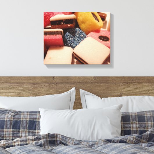 WOW. Herinner je deze Snoepjes nog? Canvas Afdruk (Insitu (Slaapkamer))
