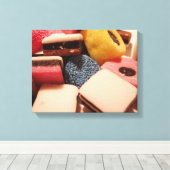 WOW. Herinner je deze Snoepjes nog? Canvas Afdruk (Insitu (Houten vloer))