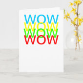 Wow!!! Het is niet je verjaardag!!! Kaart (Gele Bloem)