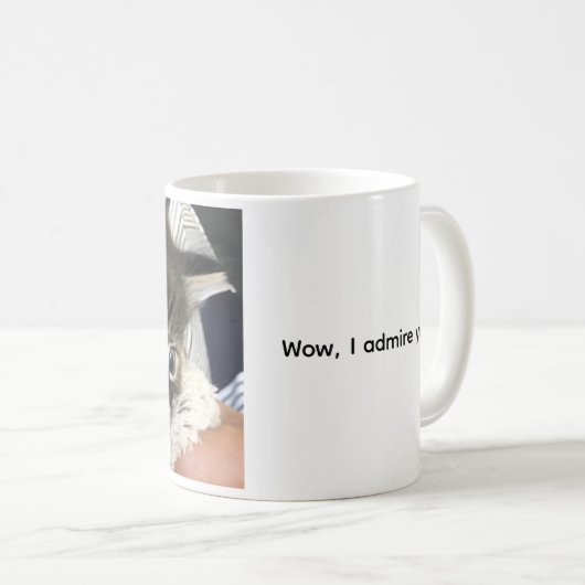 Wow, I Admire You! Cat Coffee Mug Koffiemok (Voorkant rechts)