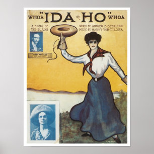Wow "Ida Ho" Wauw  Songbook Hoesje Poster
