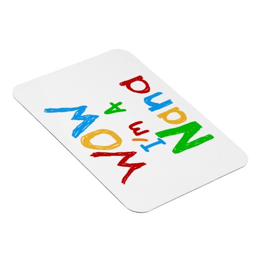 WOW Ik ben een Nana tshirts en geschenken Magneet (Rechterzijde)