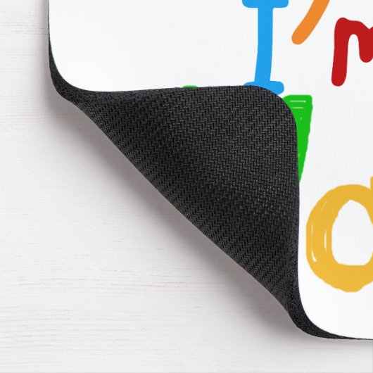 WOW Ik ben een Nana tshirts en geschenken Muismat (Hoek)