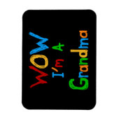WOW Ik ben een oma T-shirts en geschenken Magneet (Verticaal)
