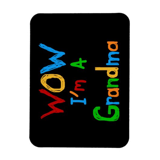 WOW Ik ben een oma T-shirts en geschenken Magneet (Verticaal)