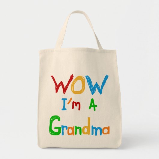 WOW Ik ben een oma T-shirts en geschenken Tote Bag (Voorkant)