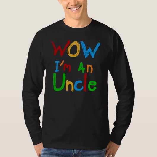 WOW Ik ben een oom T-shirts en GIfts (Voorkant)