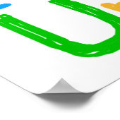 WOW Ik ben een oom T-shirts en GIfts Poster (Hoek)