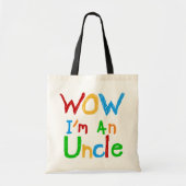 WOW Ik ben een oom T-shirts en GIfts Tote Bag (Voorkant)