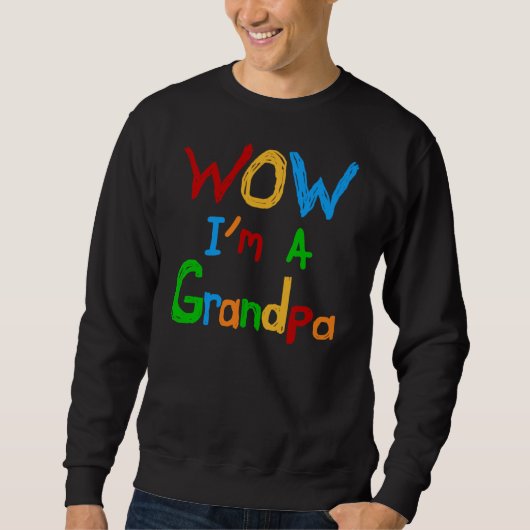 WOW Ik ben een opa T-shirts en geschenken (Voorkant)