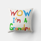 WOW Ik ben een opa T-shirts en geschenken Kussen (Achterkant)