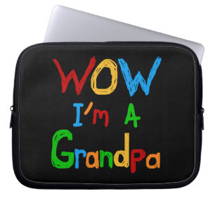 WOW Ik ben een opa T-shirts en geschenken Laptop Sleeve