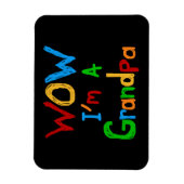 WOW Ik ben een opa T-shirts en geschenken Magneet (Verticaal)