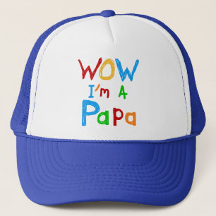 Wow ik ben een Papa Tshirts en GIfts Trucker Pet