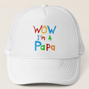 Wow ik ben een Papa Tshirts en GIfts Trucker Pet