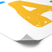 WOW Ik ben een tante T shirten en geschenken Poster (Hoek)