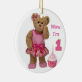 Wow! Ik ben One! Keramisch Ornament (Rechts)