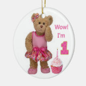 Wow! Ik ben One! Keramisch Ornament (Links)