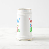 WOW Ik ben oom T-shirts en GIfts Bierpul (Center)