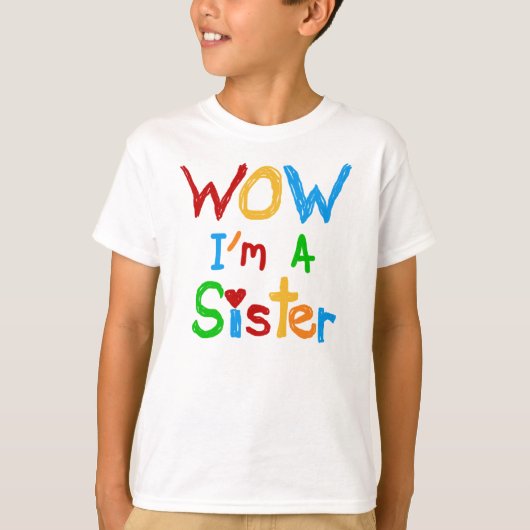 WOW Ik ben zuster T-shirts en GIfts (Voorkant)