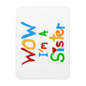 WOW Ik ben zuster T-shirts en GIfts Magneet (Verticaal)