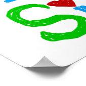 WOW Ik ben zuster T-shirts en GIfts Poster (Hoek)