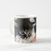 Wow, ik bewonder je! Kat koffiemok (Voorkant links)
